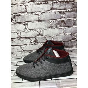 Baabuk Sky Wooler Gray High Top Wool Fabric Sneakers Shoes Men’s Sz 42EU/9M US